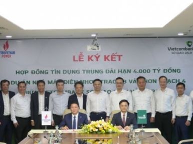 Vietcombank và PV Power ký kết hợp đồng tín dụng trị giá 4.000 tỷ đồng cho Dự án NMĐ Nhơn Trạch 3 và 4