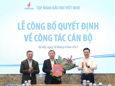 Công bố quyết định bổ nhiệm Giám đốc Chi nhánh Phát điện Dầu khí PVPGB