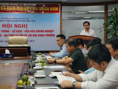 PV Power tổ chức Hội nghị về công tác Truyền thông – Sự kiện – Văn hóa Doanh nghiệp – Quản lý thương hiệu – An sinh xã hội – Thi đua khen thưởng