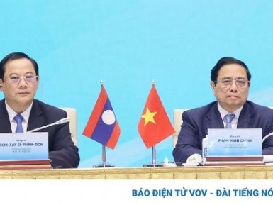 Thủ tướng Chính phủ cùng Thủ tướng Lào chủ trì Hội nghị hợp tác đầu tư Việt - Lào