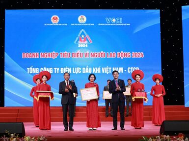 4 doanh nghiệp Dầu khí được vinh danh "Doanh nghiệp tiêu biểu vì người lao động năm 2024"