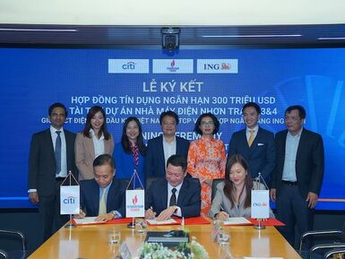 PV POWER ký hợp đồng tín dụng ngắn hạn 300 triệu USD với ngân hàng Citi và ING