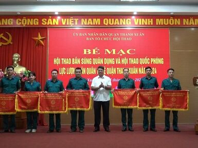 PV Power tham gia Hội thao bắn súng quân dụng và Hội thao Quốc phòng Lực lượng Dân quân tự vệ quận Thanh Xuân năm 2024