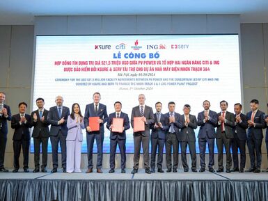 PV Power announces $521.5 million facility agreements for Nhon Trach 3-4 Power Plant Project