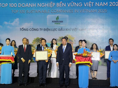 PV POWER LẦN THỨ 6 LIÊN TIẾP ĐƯỢC VINH DANH TRONG TOP 100 DOANH NGHIỆP BỀN VỮNG VIỆT NAM