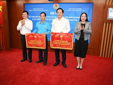 Công đoàn PV Power Ca Mau ký kết phối hợp hoạt động với LĐLĐ huyện U Minh