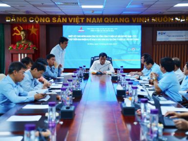 Tổng giám đốc PV Power làm việc với PV Power Ca Mau