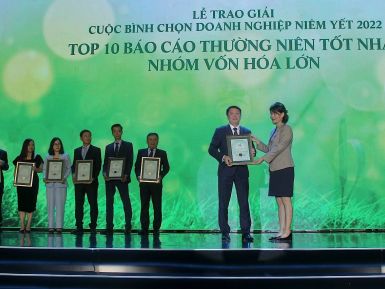 PV POWER được vinh danh trong Top 10 công ty có báo cáo thường niên tốt nhất năm 2022