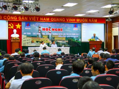 Hội nghị An toàn sức khoẻ môi trường thường niên lần thứ VIII năm 2017 của Tổng Công ty Điện lực Dầu khí Việt Nam.