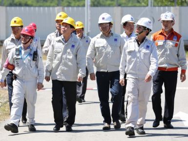 Tổng giám đốc PVN kiểm tra công tác BDTT lần 3 NMLD Dung Quất