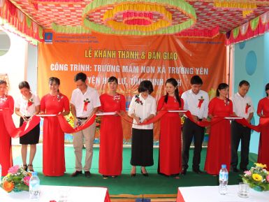 An sinh xã hội: khánh thành và bàn giao công trìnhTrường mầm non xã Trường Yên, huyện Hoa Lư, tỉnh Ninh Bình