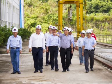 Tổng Giám đốc PV Power làm việc với Nhà máy Thuỷ điện Hủa Na