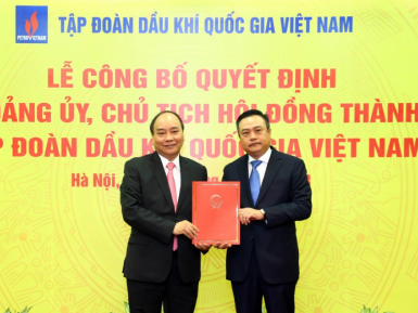 Lễ công bố quyết định Bí thư Đảng uỷ, Chủ tịch Hội đồng thành viên Tập đoàn Dầu khí Quốc gia Việt Nam