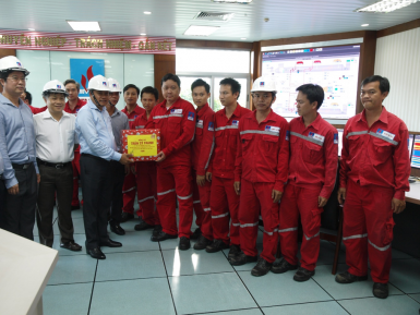 BÍ THƯ ĐẢNG ỦY, CHỦ TỊCH HỘI ĐỒNG THÀNH VIÊN TẬP ĐOÀN DẦU KHÍ VIỆT NAM LÀM VIỆC TẠI CÔNG TY ĐIỆN LỰC DẦU KHÍ CÀ MAU