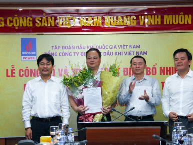 PV POWER BỔ NHIỆM PHÓ TỔNG GIÁM ĐỐC