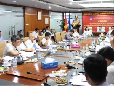 HỘI NGHỊ SƠ KẾT GIỮA NHIỆM KỲ ĐẠI HỘI  ĐẢNG BỘ TỔNG CÔNGTY KHÓA II, NHIỆM KỲ 2015-2020