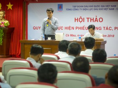 PV Power tổ chức hội thảo về Quy định thực hiện phiếu công tác, phiếu thao tác.