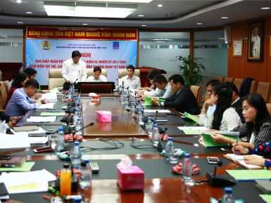 CÔNG ĐOÀN PV POWER TỔ CHỨC HỘI NGHỊ BAN CHẤP HÀNH LẦN THỨ 4, NHIỆM KỲ 2017-2022