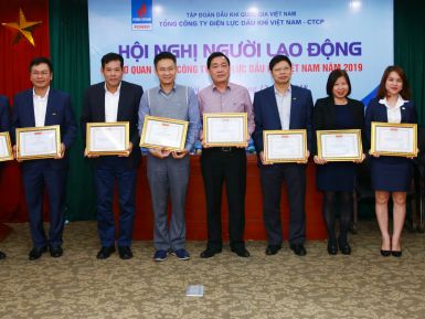 PV POWER TỔ CHỨC HỘI NGHỊ NGƯỜI LAO ĐỘNG CƠ QUAN TỔNG CÔNG TY NĂM 2019