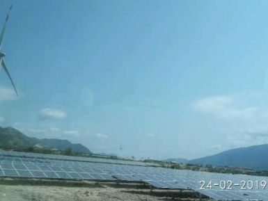 KHU TÍCH HỢP ĐIỆN GIÓ VÀ ĐIỆN MẶT TRỜI DUY NHẤT Ở VIỆT NAM