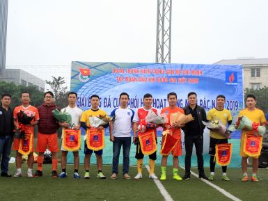 PV POWER ĐẠT HẠNG NHÌ GIẢI BÓNG ĐÁ CỤM PHỐI HỢP HOẠT ĐỘNG MIỀN BẮC PVN