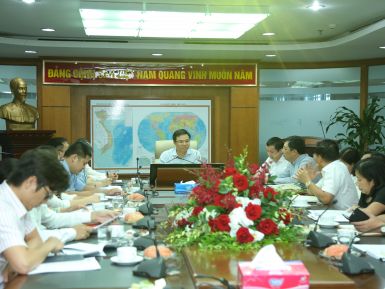 Tổng giám đốc PVN Lê Mạnh Hùng làm việc với PV Power