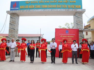 Khai trương Khu lưu niệm công trình Dầu khí đầu tiên tại Việt Nam