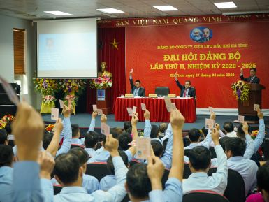 Công ty Điện lực Dầu khí Hà Tĩnh tổ chức Đại hội đảng bộ lần thứ II, nhiệm kỳ 2020 – 2025