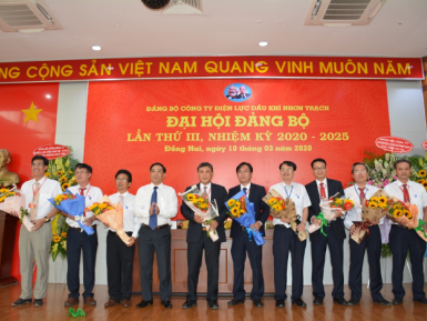 Công ty Điện lực Dầu khí Nhơn Trạch tổ chức Đại hội Đảng bộ lần thứ III, nhiệm kỳ 2020-2025