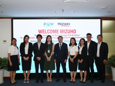 Tổng công ty Điện lực Dầu khí Việt Nam - CTCP làm việc với Mizuho Bank