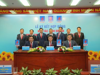 Ký kết hợp tác kinh doanh chuỗi giá trị Dịch vụ - Khí – Điện trong PVN 