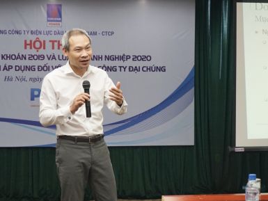 PV POWER TỔ CHỨC HỘI THẢO "LUẬT CHỨNG KHOÁN 2019 VÀ  LUẬT DOANH NGHIỆP 2020 - NHỮNG ĐIỂM MỚI ÁP DỤNG ĐỐI VỚI MÔ HÌNH CÔNG TY ĐẠI CHÚNG"