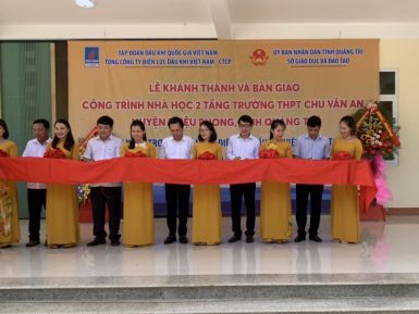 PV Power khánh thành và bàn giao công trình trường học tại Quảng Trị