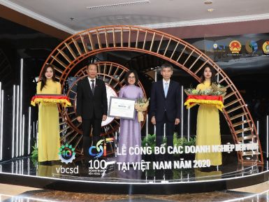 PV Power - Top 100 doanh nghiệp bền vững Việt Nam năm 2020