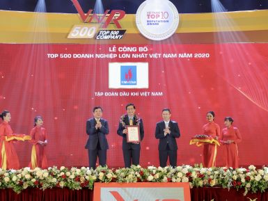 Vượt “khủng hoảng kép”, Petrovietnam duy trì vị trí hàng đầu các Doanh nghiệp lớn nhất Việt Nam