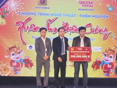 PV POWER THAM GIA ỦNG HỘ NGƯỜI NGHÈO TRONG CHƯƠNG TRÌNH “XUÂN ẤM BIÊN CƯƠNG”  TẠI TỈNH NGHỆ AN.