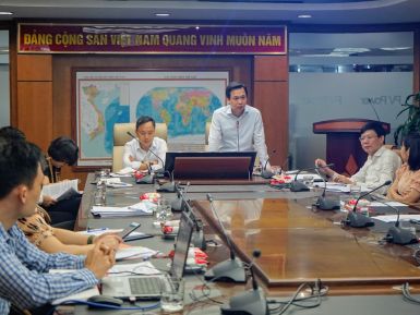 PV POWER TỔ CHỨC HỘI NGHỊ ĐỐI THOẠI TẠI NƠI LÀM VIỆC CỦA CÔNG TY MẸ