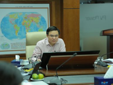 Tổng giám đốc Petrovietnam Lê Mạnh Hùng làm việc với PV Power