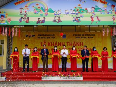 PV Power khánh thành công trình Trường Tiểu học 2 Thị trấn Văn Quan, tỉnh Lạng Sơn