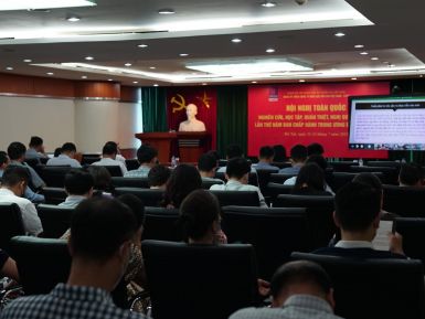 Đảng ủy Tổng công ty Điện lực Dầu khí Việt Nam - CTCP tham gia Hội nghị nghiên cứu, học tập, quán triệt Nghị quyết Trung ương 5, khoá XIII.