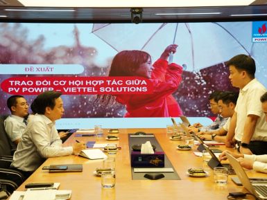 PV Power tổ chức buổi làm việc với Viettel Solutions về cơ hội hợp tác chuyển đổi số