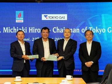 Lãnh đạo PV Power tiếp đón Tokyo Gas