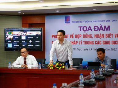 PV Power tổ chức buổi tọa đàm “Pháp luật về hợp đồng, nhận biết và kiểm soát các rủi ro pháp lý trong các giao dịch/hợp đồng”