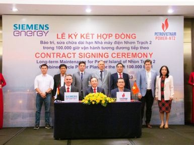 Siemens Energy provides long-term maintenance for NT 2 thermal power plant