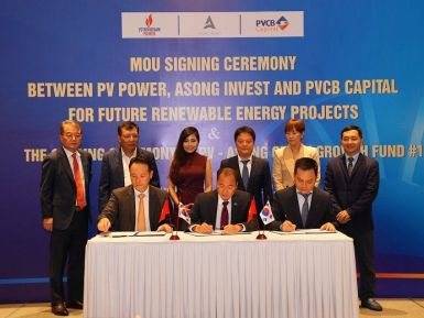 PV Power ký kết Biên bản ghi nhớ hợp tác với Asong Invest và PVCB Capital