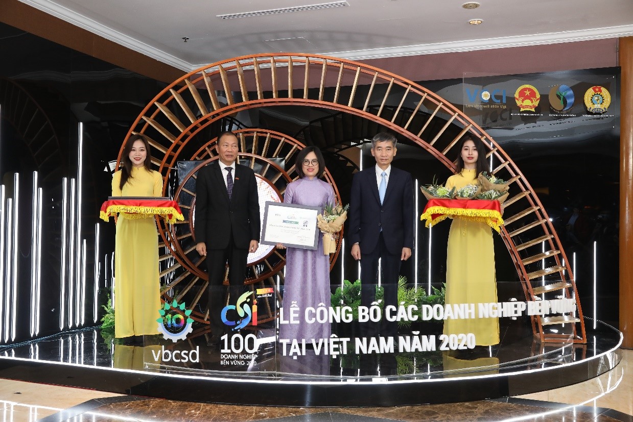 PV Power - Top 100 doanh nghiệp bền vững Việt Nam năm 2020