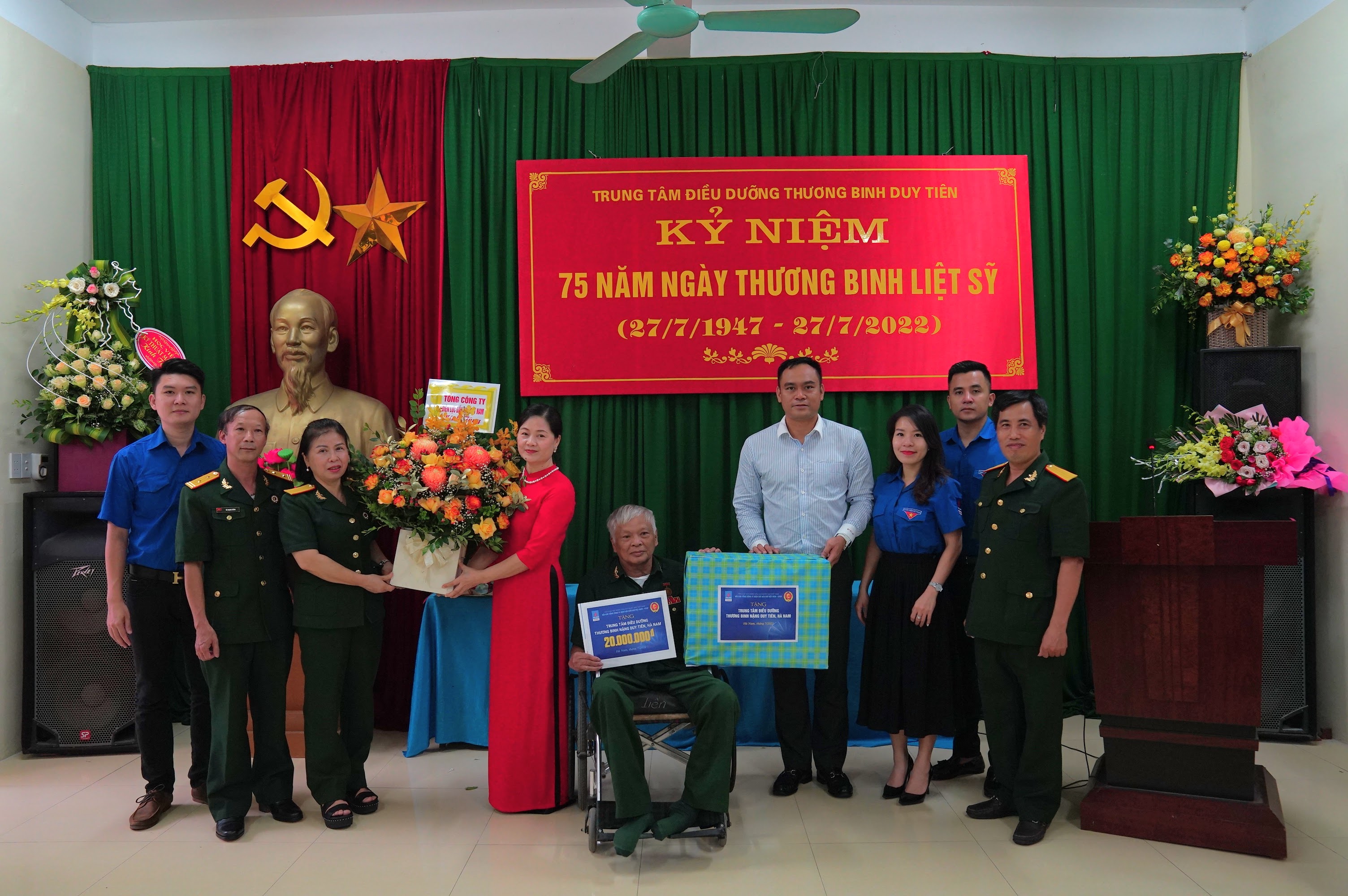 PV Power tổ chức thăm hỏi và tặng quà các thương bệnh binh nặng tại Trung tâm điều dưỡng thương binh nặng Duy Tiên - Hà Nam