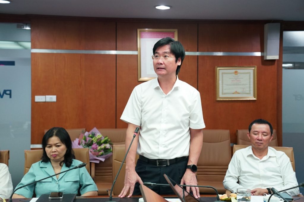 </a> Đồng chí Nguyễn Mạnh Kha nêu ý kiến chỉ đạo